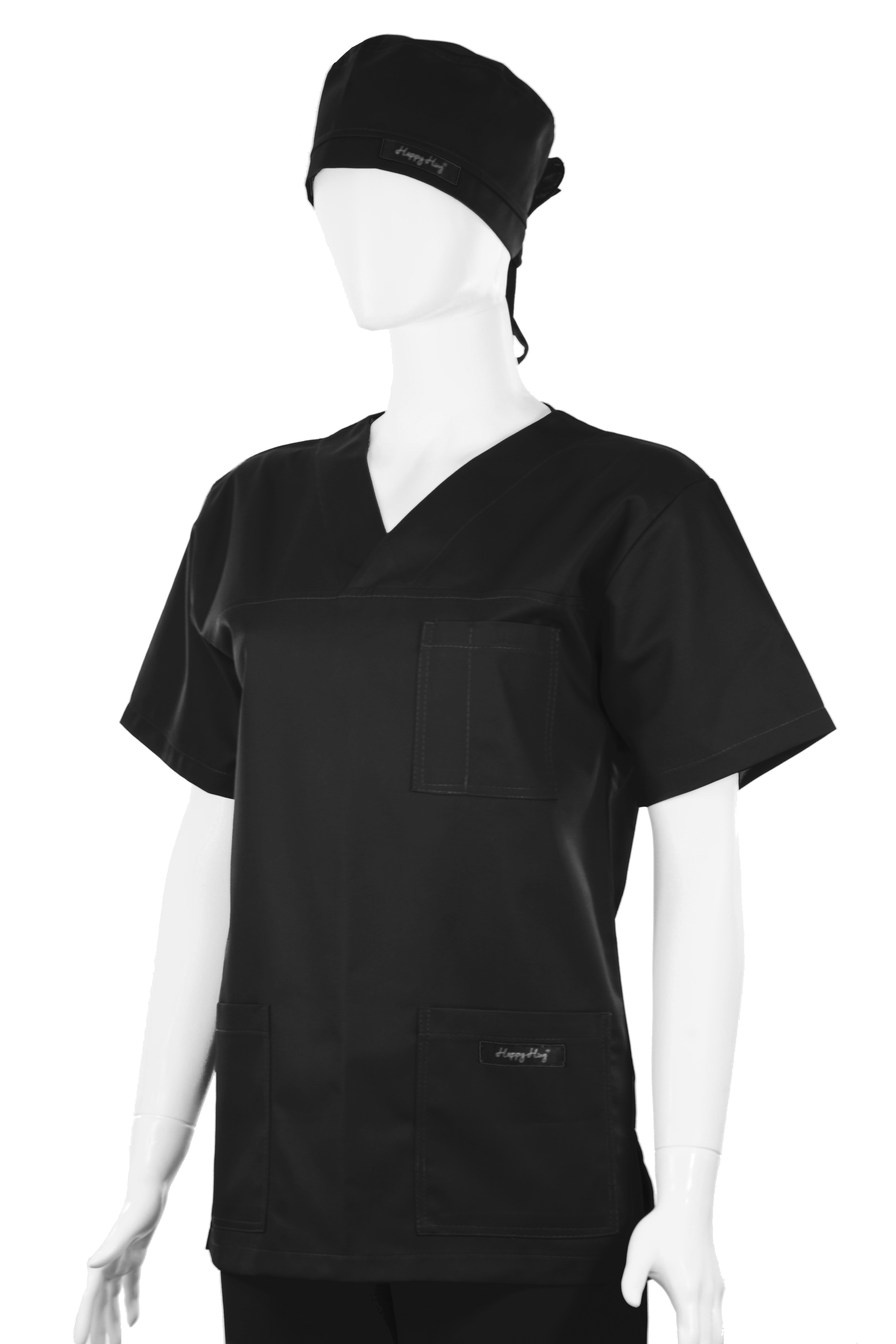Costum Medical Unisex negru [2]